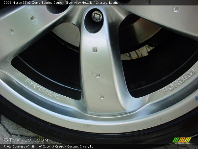 Silver Alloy Metallic / Charcoal Leather 2006 Nissan 350Z Grand Touring Coupe
