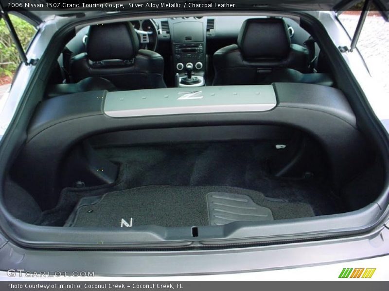 Silver Alloy Metallic / Charcoal Leather 2006 Nissan 350Z Grand Touring Coupe