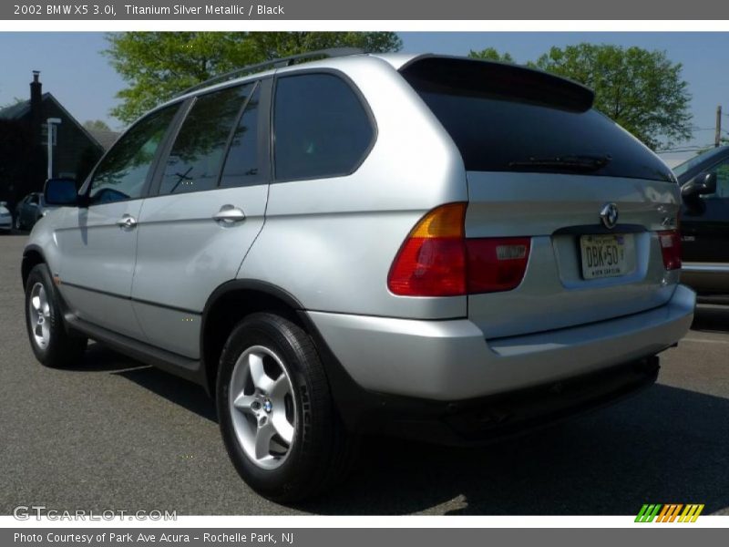 Titanium Silver Metallic / Black 2002 BMW X5 3.0i