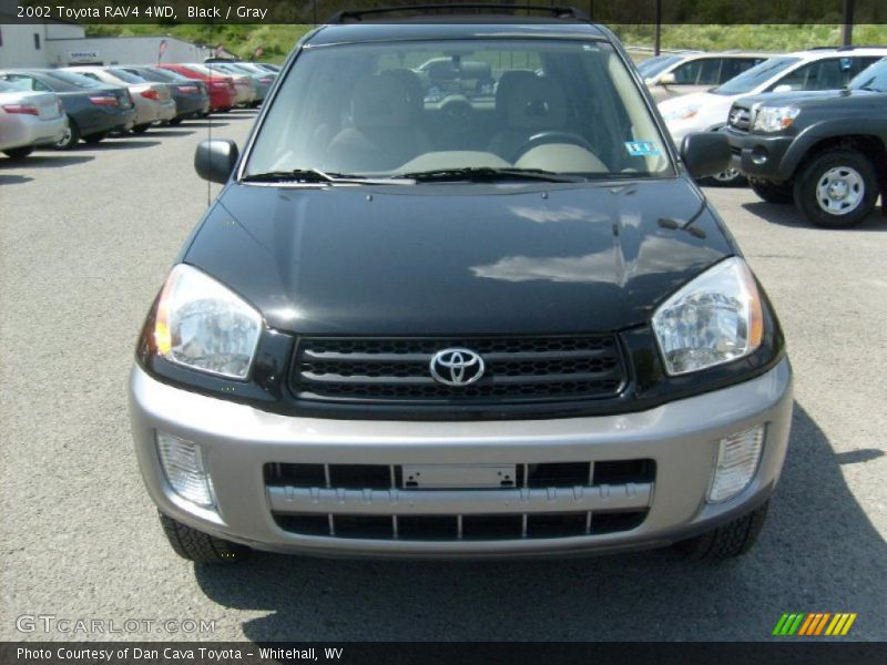 Black / Gray 2002 Toyota RAV4 4WD