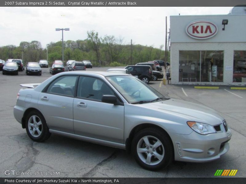 Crystal Gray Metallic / Anthracite Black 2007 Subaru Impreza 2.5i Sedan