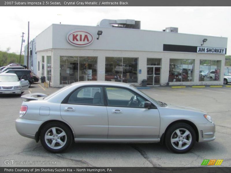 Crystal Gray Metallic / Anthracite Black 2007 Subaru Impreza 2.5i Sedan