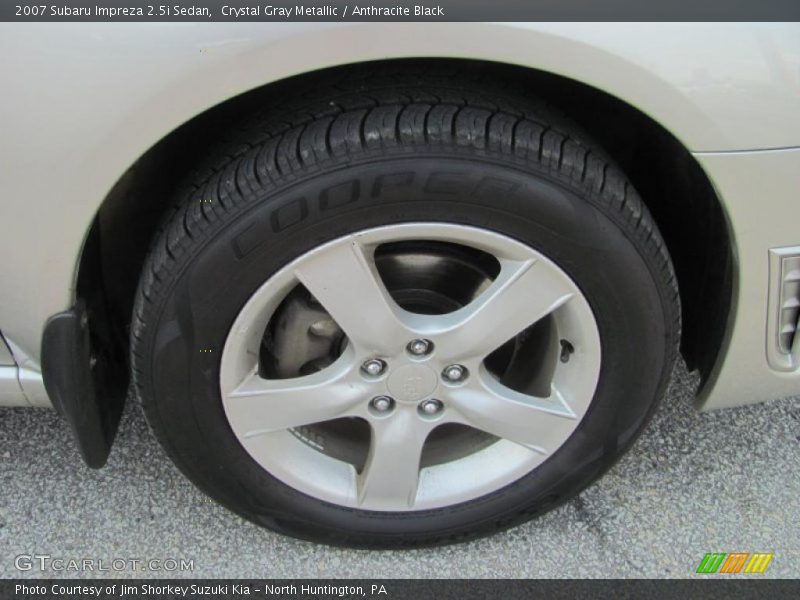 Crystal Gray Metallic / Anthracite Black 2007 Subaru Impreza 2.5i Sedan
