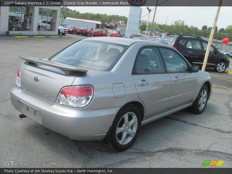 Crystal Gray Metallic / Anthracite Black 2007 Subaru Impreza 2.5i Sedan