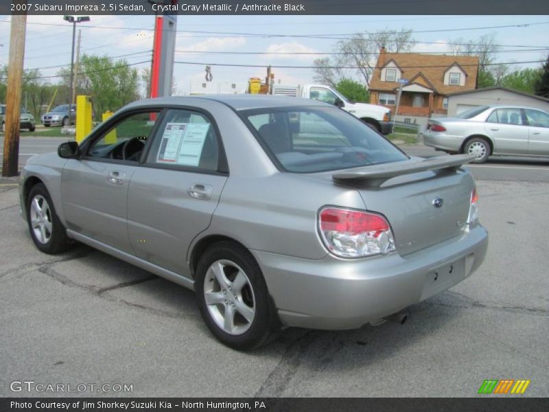 Crystal Gray Metallic / Anthracite Black 2007 Subaru Impreza 2.5i Sedan