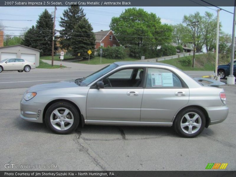 Crystal Gray Metallic / Anthracite Black 2007 Subaru Impreza 2.5i Sedan