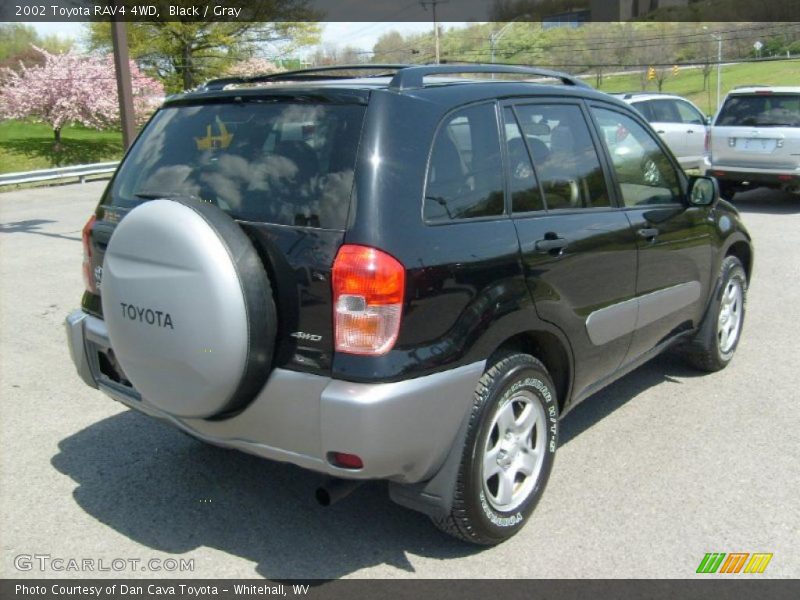Black / Gray 2002 Toyota RAV4 4WD