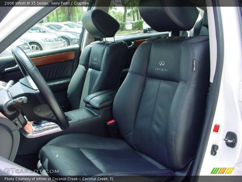 Ivory Pearl / Graphite 2006 Infiniti M 35 Sedan