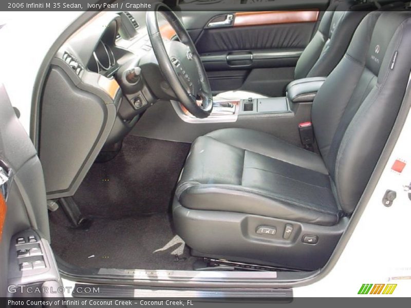 Ivory Pearl / Graphite 2006 Infiniti M 35 Sedan