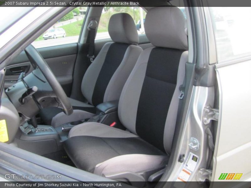 Crystal Gray Metallic / Anthracite Black 2007 Subaru Impreza 2.5i Sedan