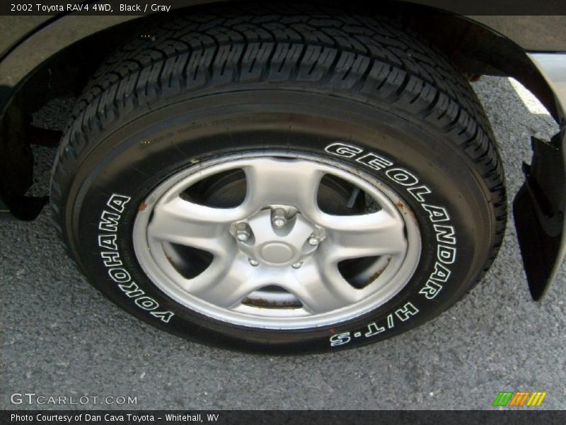 Black / Gray 2002 Toyota RAV4 4WD