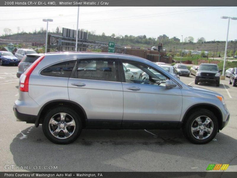 Whistler Silver Metallic / Gray 2008 Honda CR-V EX-L 4WD