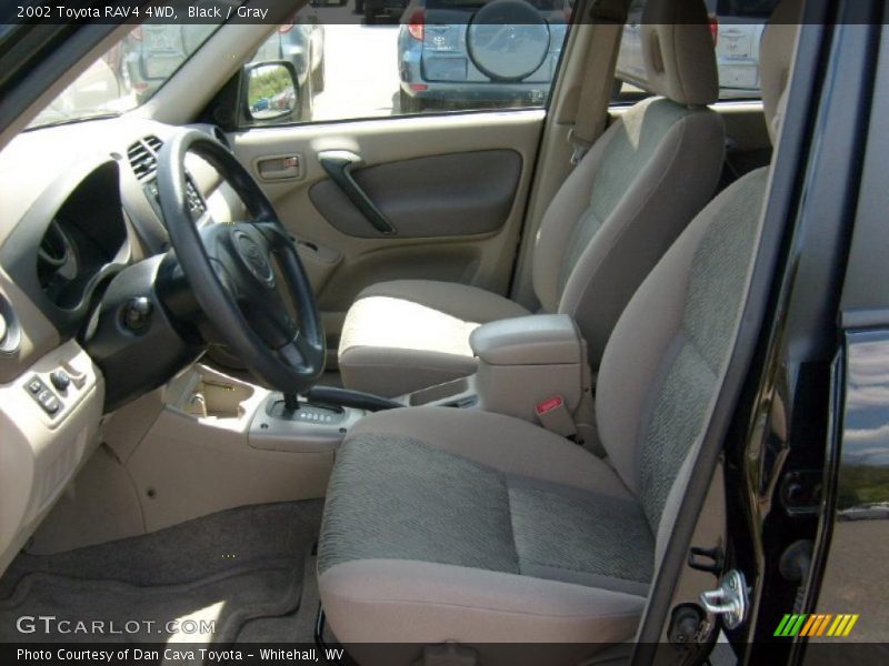 Black / Gray 2002 Toyota RAV4 4WD