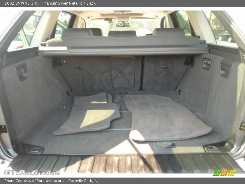 Titanium Silver Metallic / Black 2002 BMW X5 3.0i