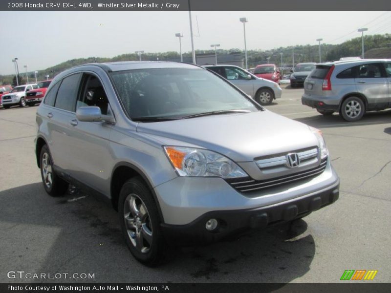 Whistler Silver Metallic / Gray 2008 Honda CR-V EX-L 4WD