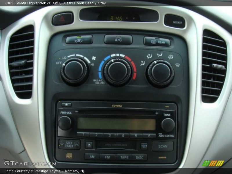 Oasis Green Pearl / Gray 2005 Toyota Highlander V6 4WD