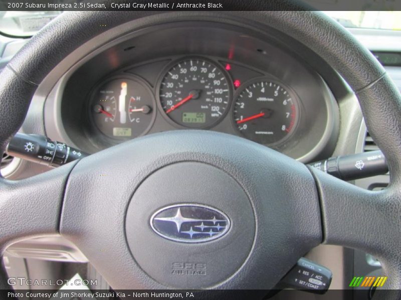 Crystal Gray Metallic / Anthracite Black 2007 Subaru Impreza 2.5i Sedan