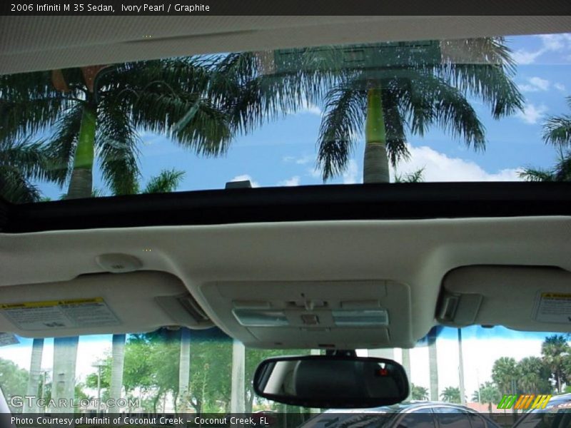 Ivory Pearl / Graphite 2006 Infiniti M 35 Sedan