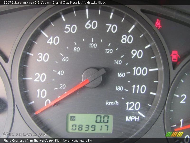 Crystal Gray Metallic / Anthracite Black 2007 Subaru Impreza 2.5i Sedan