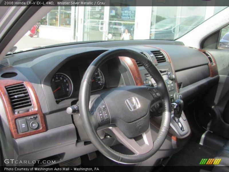 Whistler Silver Metallic / Gray 2008 Honda CR-V EX-L 4WD