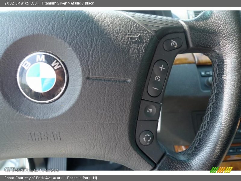Titanium Silver Metallic / Black 2002 BMW X5 3.0i
