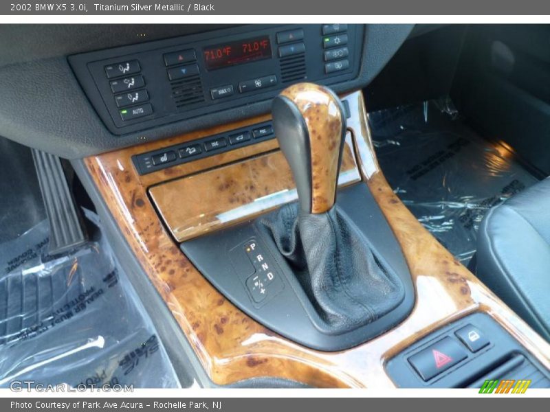 Titanium Silver Metallic / Black 2002 BMW X5 3.0i