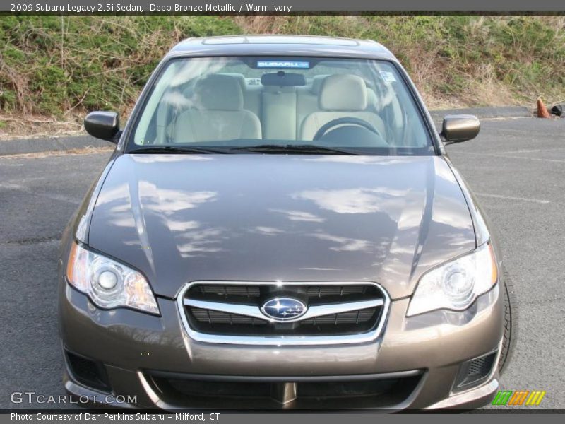 Deep Bronze Metallic / Warm Ivory 2009 Subaru Legacy 2.5i Sedan