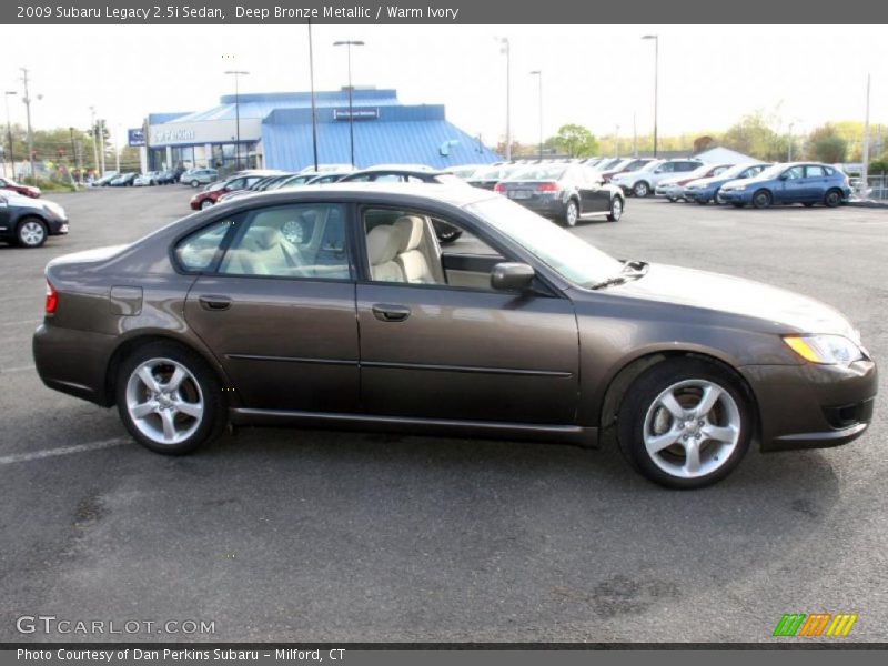 Deep Bronze Metallic / Warm Ivory 2009 Subaru Legacy 2.5i Sedan