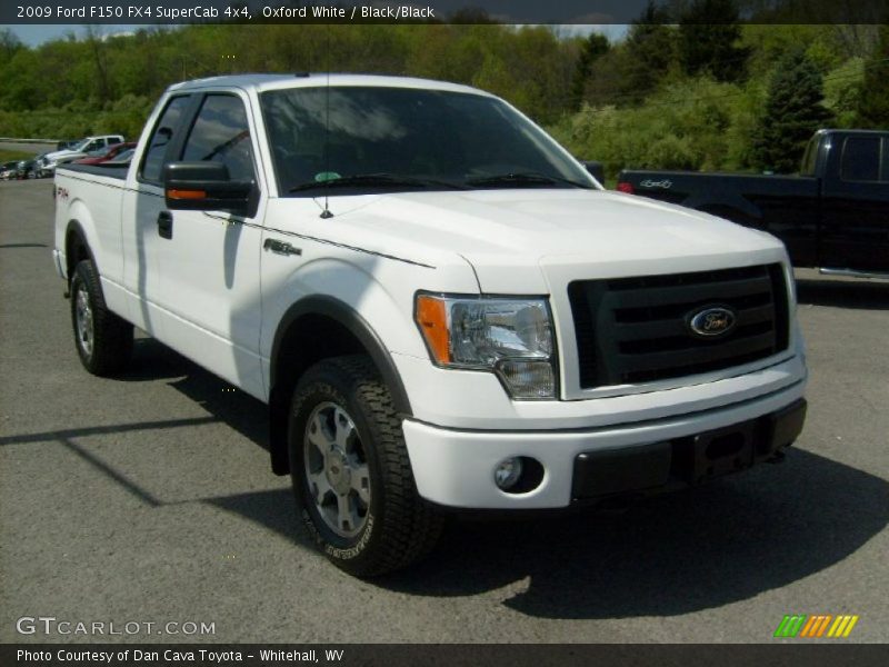 Oxford White / Black/Black 2009 Ford F150 FX4 SuperCab 4x4