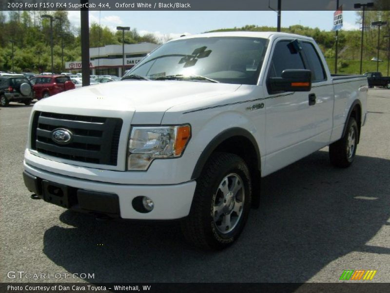 Oxford White / Black/Black 2009 Ford F150 FX4 SuperCab 4x4