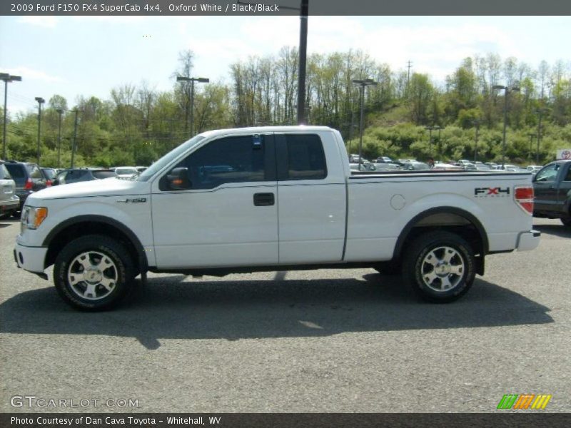 Oxford White / Black/Black 2009 Ford F150 FX4 SuperCab 4x4