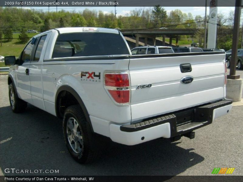 Oxford White / Black/Black 2009 Ford F150 FX4 SuperCab 4x4