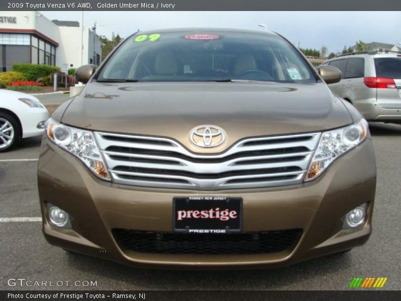 Golden Umber Mica / Ivory 2009 Toyota Venza V6 AWD