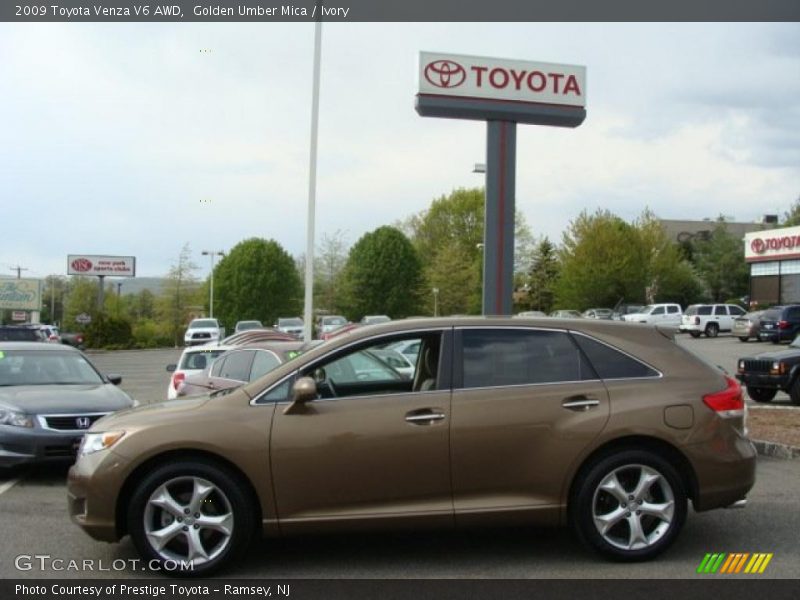 Golden Umber Mica / Ivory 2009 Toyota Venza V6 AWD