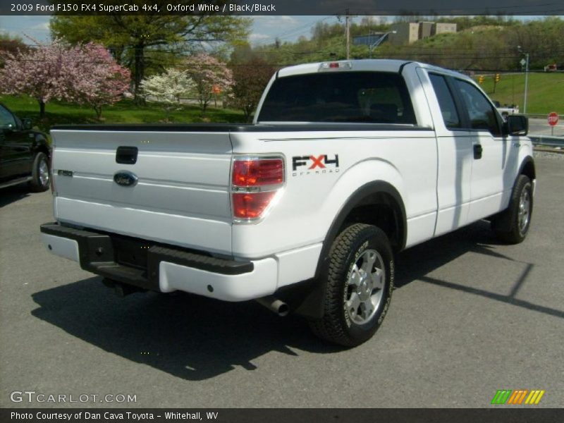 Oxford White / Black/Black 2009 Ford F150 FX4 SuperCab 4x4