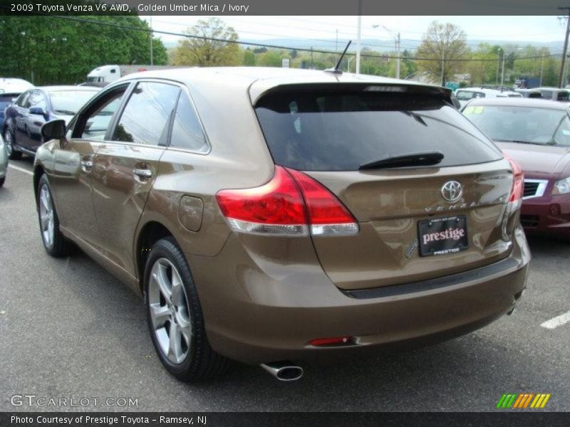 Golden Umber Mica / Ivory 2009 Toyota Venza V6 AWD