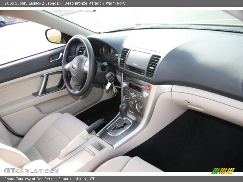 Deep Bronze Metallic / Warm Ivory 2009 Subaru Legacy 2.5i Sedan