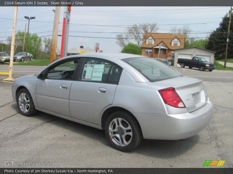 Silver Nickel / Grey 2004 Saturn ION 3 Sedan