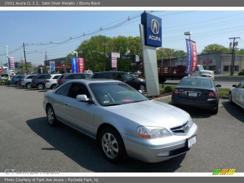 Satin Silver Metallic / Ebony Black 2001 Acura CL 3.2