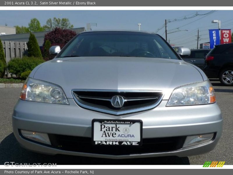 Satin Silver Metallic / Ebony Black 2001 Acura CL 3.2