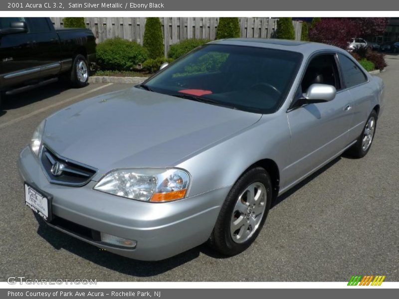 Satin Silver Metallic / Ebony Black 2001 Acura CL 3.2