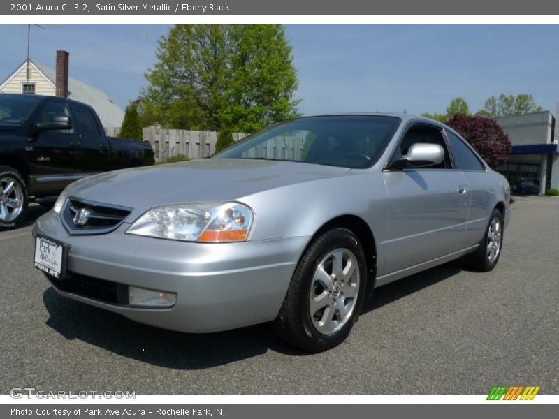 Satin Silver Metallic / Ebony Black 2001 Acura CL 3.2