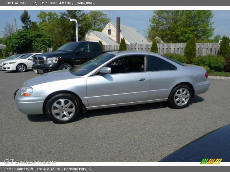 Satin Silver Metallic / Ebony Black 2001 Acura CL 3.2