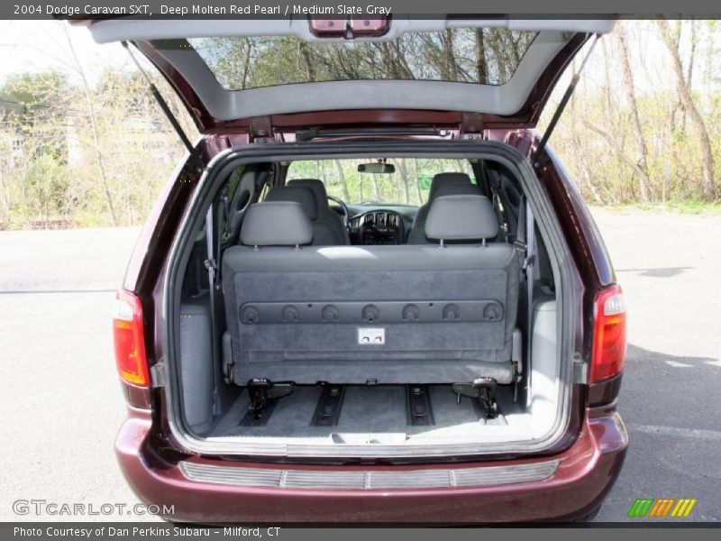 Deep Molten Red Pearl / Medium Slate Gray 2004 Dodge Caravan SXT