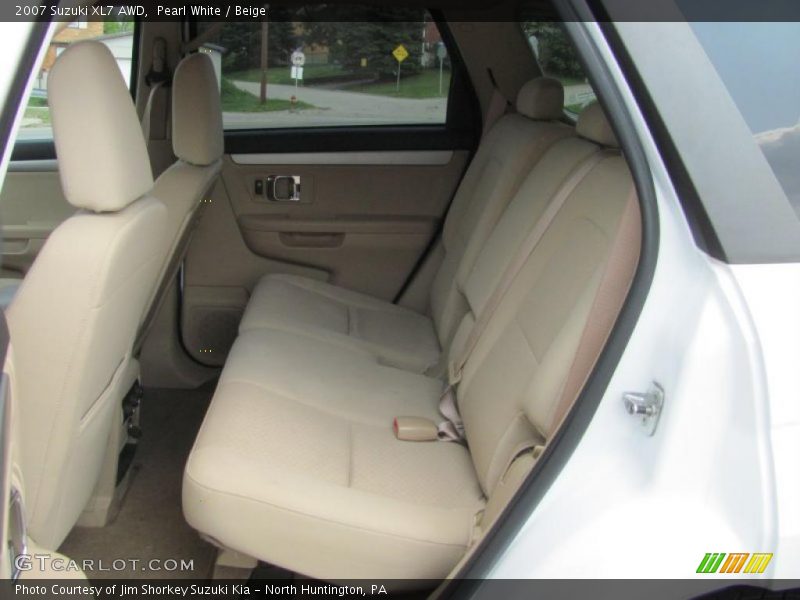 Pearl White / Beige 2007 Suzuki XL7 AWD