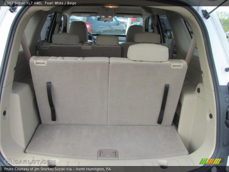 Pearl White / Beige 2007 Suzuki XL7 AWD