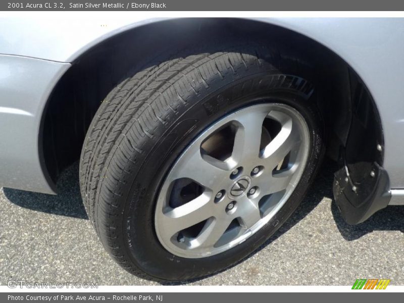 Satin Silver Metallic / Ebony Black 2001 Acura CL 3.2