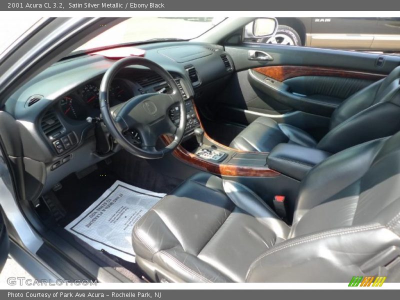 Satin Silver Metallic / Ebony Black 2001 Acura CL 3.2