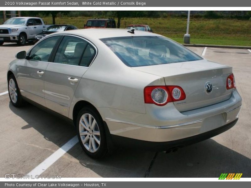 White Gold Metallic / Cornsilk Beige 2010 Volkswagen Passat Komfort Sedan