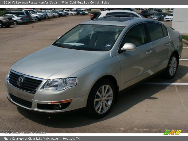 White Gold Metallic / Cornsilk Beige 2010 Volkswagen Passat Komfort Sedan